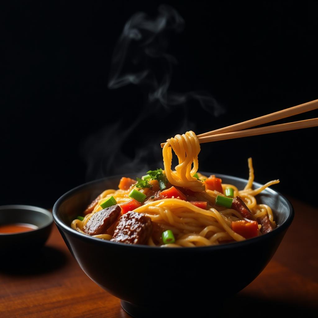 Yakisoba quente